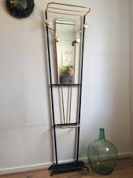 Dressing Room Vintage Metal With Hat And Umbrella 1950s Mcm Decor Mid Century Furniture Ladder Decor