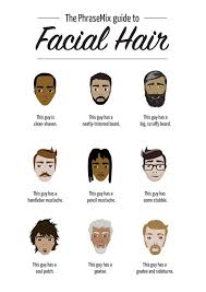 How To Describe Someone S Facial Hair In English Phrasemix Com