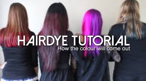 Manic Panic Hairdye Tutorial How The Colour Will Come Out
