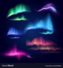 Realistic 3d Northern Lights Aurora Borealis Vector Illustration Isolated O Aurora Borealis Painting Acrylics Aurora Borealis Painting Northern Lights Tattoo