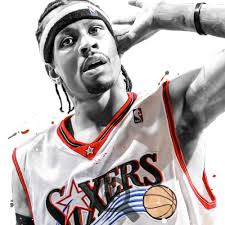 Allen Iverson Philadelphia (v2) Poster, Canvas, Basketball Print, Sports  Wall Art, Kids Room Decor, Man Cave, Gift