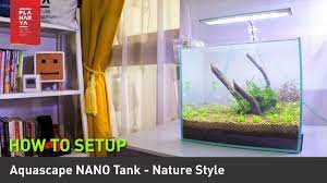 1) place nano jar on a flat sturdy surface. How To Setup Aquascape Nano Tank Nature Style Youtube
