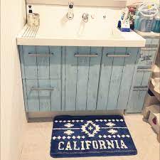 バス トイレ 無印良品 転写シール ikea 木目調カッティングシート などのインテリア実例 2016 08 07 01 13 37 roomclip ルームクリップ インテリア 収納 リメイクシート インテリア