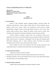 Maybe you would like to learn more about one of these? Makalah Respirasi Pada Tumbuhan