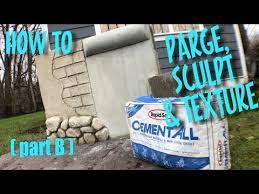 Sourcing guide for rapid set cement: How To Parge And Sculpt With Rapid Set Cement All Part B Youtube