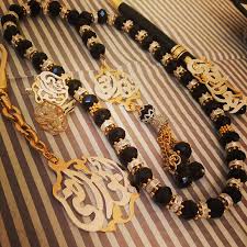 طقم رجالي ذهب سبحة وميدالية وكبك واحجار كريمة arabic jewelry jewelry jewelry design