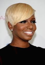 Interestingly enough of the natural blondes in the world, over 10% are black. Nene Leakes Short Straight Blonde Haircut For Black Women