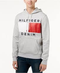 Tommy Hilfiger Men Brooks Logo Print Hoodie Hoodie Print Printed Hoodie Men Hoodies
