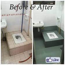 Itu pun ambil ilham dari rumah ipar. Projek Pkp Makeover Tandas Rumah Dengan Bajet Berpatutan Pakai Cat Je Hias My