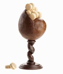 More Macarons In A Chocolate Goblet By Jean Paul Hevin In Paris Chocolate Shop Chocolate Chocolate Art