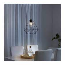 brunsta black pendant lamp shade length 35 cm ikea pendant lamp shade creative lamp shades small lamp shades