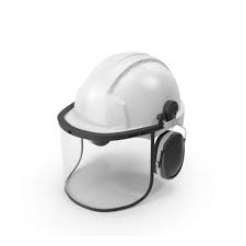 Soft and padded, contours nicely to your face with generous notch for maximum nose comfort. Abs White Safety Helmet With Face Shield And Ear Muffs For Construction Industry Rs 550 Piece Id 22956941991