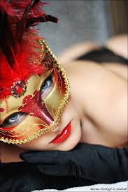 Red Look Beautiful Mask Masks Masquerade Mask Girl
