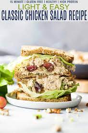 Easy Chicken Salad Recipe Healthy And Keto Friendly Recipe Chicken Salad Recipe Easy Chicken Salad Recipes Healthy Chicken Salad Recipe