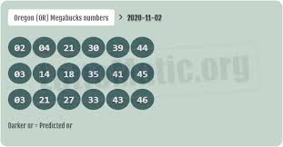 Oregon Or Megabucks Predictions For Monday November 02 2020 2020 11 02 In 2020 Saturday Lotto Monday Lotto Predictions