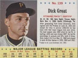 Las mejores ofertas en Dick Groat 1963 temporada béisbol tarjetas de  colección de Deportes y accesorios