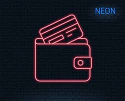 Cool cash app designs ( glow in the dark & hba limited edition) click this link to receive $5 by downloading cash app. Neon Light Wallet With Credit Card Line Icon Cash Money Sign Money Sign Neon Wallpaper Iphone Neon