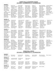 HONOR ROLL & CITIZENSHIP AWARD