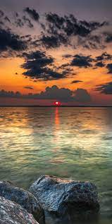 Sunset beach background for picsart. 1080x2160 Nature Rocks Coast Sunset Seascape Wallpaper Seascape Nature Nature Scenes