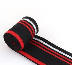38MM Width Red/black Stripe High Elastic Webbing Ribbon Sewing for DIY  Clothing Accessories by the Yard