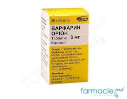 Amidon de porumb, talc, stearat de magneziu, povidonă. Warfarin Comp 3mg N30