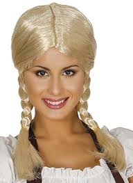 Peluca Ana De Frozen Niña Peluca Con Trenzas Y Pañuelo FIESTAS GUIRCA