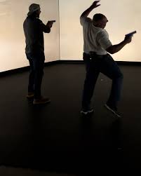 This shooting simulator uses tasers to add an element of risk 😳🔫