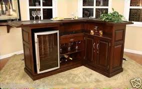 Love This Mini Fridge Bi Level Counter Etc American Heritage Catania L Shape Home Bar Pub Fridge Pocket 2 Foot Bars For Home Basement Bar Designs Home
