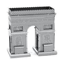 Fascinations Metal Earth Arc De Triomphe 3d Metal Model Kit In 2020 Metal Earth Models Metal Earth Arc De Triomphe