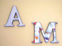 AmericKim Creations: Children's Wall Letters