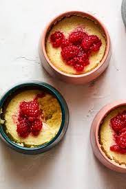 These Lemony Pudding Cakes Are Magic In A Ramekin In 2021 Lemon Pudding Cake Lemon Pudding Pudding Cake