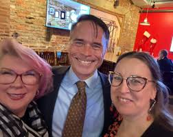 Leadership out tonight, toasting the life of a dear friend in the best way  we know how — surrounded by the people he loved most. Cheers to you, Bruce,  until we meet