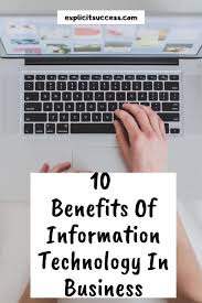 10 Benefits Of Information Technology In Business Success Driven Minds Information Technology Success Business Academic Success