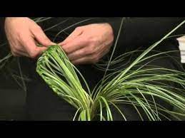 How To Arrange Flowers Weave A Palm Leaf Into A Nautilus Shell Foliage Bouquet Youtube Floral Mechanics Floral Art Design Flower Arrangements