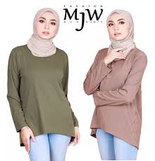Beli blouse wanita online di zalora indonesia ® | cod ️ garansi 30 hari ️ gratis ongkir ️ original ️ cashback ️ | belanja sekarang! Baju Blouse Wanita Muslimah Women Plain High Low Basic Fashion Casual Working Long Sleeve Ready Stock Ki261 Lazada
