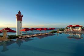 Views Of The Indian Ocean And The Iconic Lighthouse The Oyster Box Light House Road Umhlanga Rocks D Visit South Africa Africa Holiday Hotels And Resorts