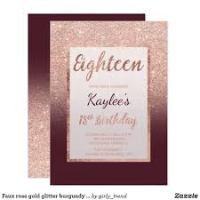 Invitation Anniversaire Chic De Bourgogne De Parties Zazzle Fr Invitation Anniversaire Carte Invitation Anniversaire 18ans Invitation Anniversaire 18ans