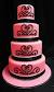 Pink And Black Wedding Invitations