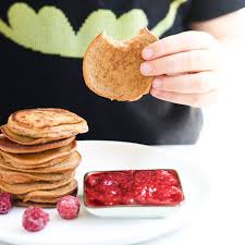 For each pancake, pour slightly less than 1/4 cup batter onto hot griddle. Sweet Potato Pancakes Healthy Little Foodies