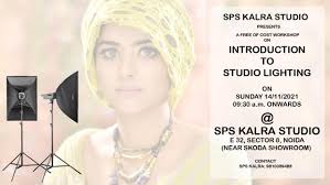 free studio lighting class in noida