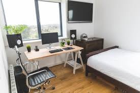 3 Perfect Workspaces For Your Inspiration 3 Ultralinx Bedroom Workspace Home Office Setup Simple Bedroom