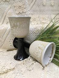 Check out our ceramic wine glass selection for the very best in unique or custom, handmade pieces from our there are 5334 ceramic wine glass for sale on etsy, and they cost 23,22 $ on average. Goblet Wine Glass Cream Ash Parsons Dietrich Pottery Canadian Handmade