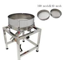 19.6" Electric Vibrating Screen Shaking Machine 40＆100 mesh screening  machine
