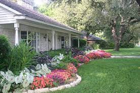 Ranch home construction essentially began in california in the 1940s and continued well into the 1970s. Texas Landscape Ranch House Landscaping Landscape Ideas Front Yard Ranch Home Landscaping