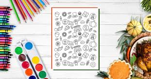 Customize the letters by coloring with markers or pencils. Download The Best Free Thanksgiving Doodles Coloring Pages For Kids