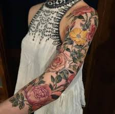 Nature Tattoo Sleeve Flowers 32 Ideas Floraltattoosleeve Flowers Ideas Nature Slee In 2020 Nature Tattoo Sleeve Sleeve Tattoos For Women Colorful Sleeve Tattoos