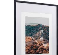 Fotolijst incl. Poster - China - Chinese Muur - Herfst - Azië - 40x60 cm -  Posterlijst