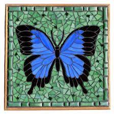 Ulysses Butterfly By Mystic Mosaics On Deviantart Butterfly Mosaic Mosaic Artwork Mosaic Animals
