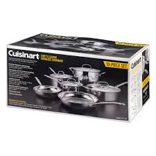 Find product details, customer reviews and retailers for saute pans on cuisinart.com. Cuisinart Chef S Classic Stainless Steel 10 Piece Cookware Set 77 10 Walmart Com Walmart Com