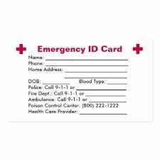Or, you can order them from canva. Emergency Card Template Beautiful Emergency Id Card Business Card Templates Contact Card Template Contact Card Card Template